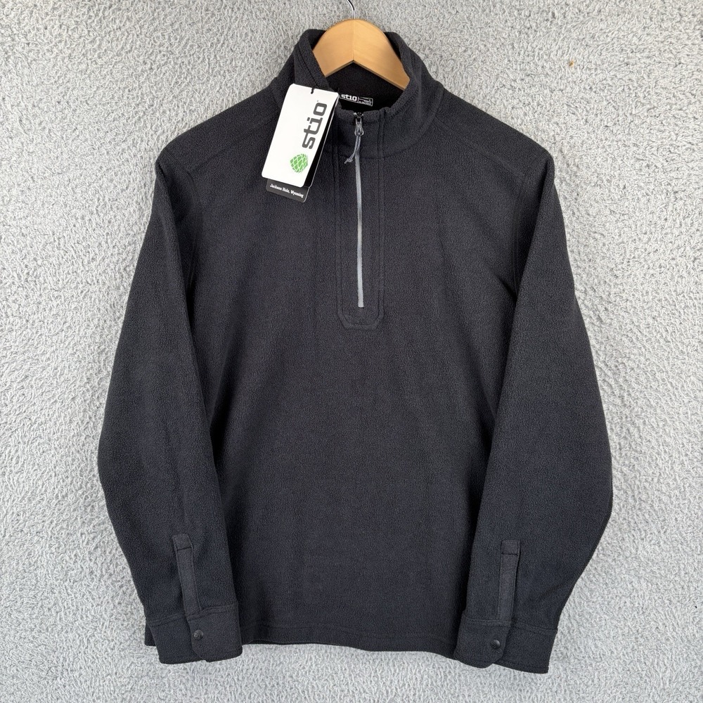 NEW Stio Turpin Fleece Half Zip Mens Small Soft Breathable Lightweight Hike Ski